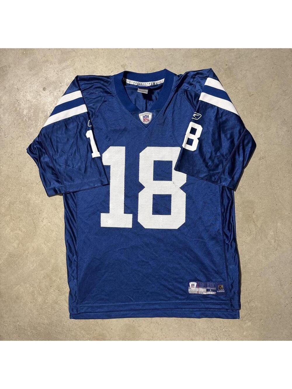Vintage Y2K Reebok Indianapolis Colts Peyton Manning #18 Jersey Mens L NFL